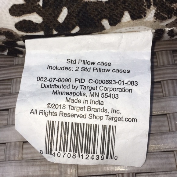 NWOT Opalhouse Cotton STANDARD Pillowcase Set 2pc - Picture 7 of 7